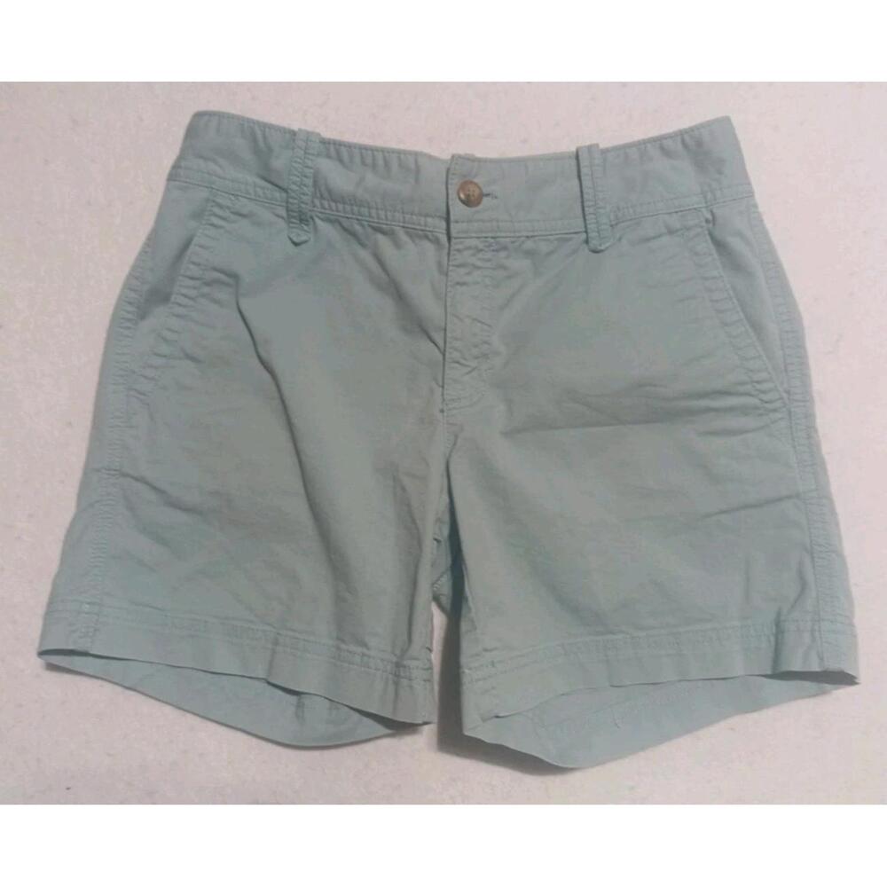 Eddie bauer Size 4 Women's Light Blue Linen Shorts